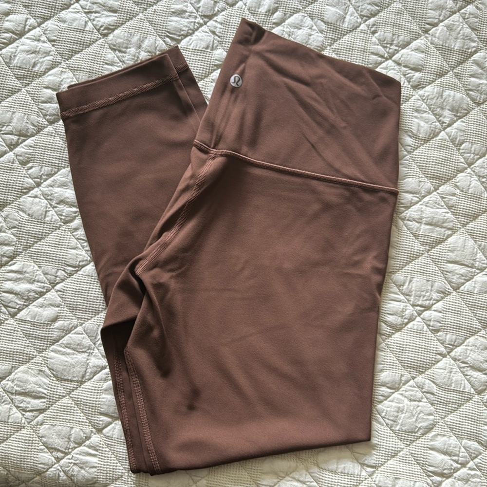 Lululemon brown leggings size 12